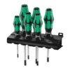 Wera 367/6 TORX® Screwdriver Set Kraftform Plus And Rack (05028062001)
