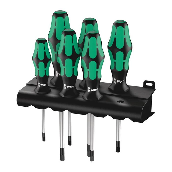 Wera 367/6 TORX® Screwdriver Set Kraftform Plus And Rack (05028062001) 1 Wera 367/6 TORX® Screwdriver Set Kraftform Plus And Rack (05028062001)