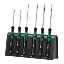Wera 2035/6 A Screwdriver Set And Rack For Electronic Applications (05118150001)