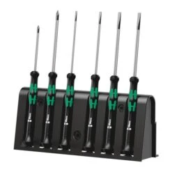 Wera 2035/6 B Screwdriver Set And Rack For Electronic Applications (05118152001)