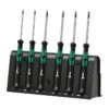 Wera 2067/6 TORX® BO Screwdriver Set And Rack For Electronic Applications (05118154001)