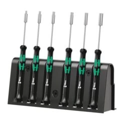 Wera 2069/6 Screwdriver Set And Rack For Electronic Applications (05118158001)