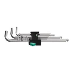 Wera 950/9 Hex-Plus 1 L-key Set, Metric, Chrome-plated (05022087001)