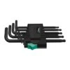 Wera 967/9 TX 1 L-key Set, BlackLaser (05024242001)