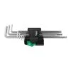Wera 950/7 Hex-Plus Magnet 1 Magnetic L-key Set, Metric, Chrome-plated (05022101001)