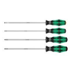 Wera 335/350/355/4 Screwdriver Set Kraftform Plus Lasertip 200 Mm-long Blades (05347736002)