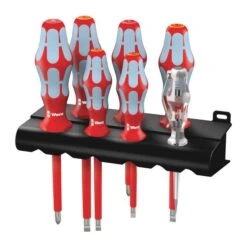Wera 3160 I/7 Screwdriver Set, Stainless And Rack (05022728001)