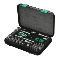 Wera 8100 SA 2 Zyklop Speed Ratchet Set, 1/4" Drive, Metric (05003533001)
