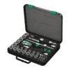 Wera 8100 SC 4 Zyklop Speed Ratchet Set, 1/2" Drive, Imperial (05003647001)