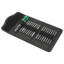 Wera Kraftform Kompakt 60 Imperial, 17-piece Set With Bits And Bitholding Screwdriver