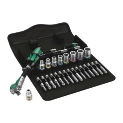 Wera 05004019001 Zyklop Speed-Ratchet Set 8100 SA 9, 28pcs.