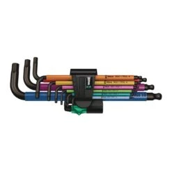 Wera 950/9 Hex-Plus Multicolour 1 L-key Set, Metric, BlackLaser (05022089001)