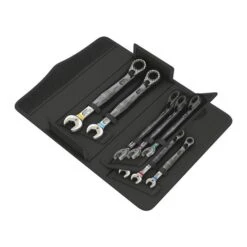 Wera 05020093001 Ratcheting Combination Wrench Set 6001 Joker Switch 8 Imperial Set 1, 8pcs