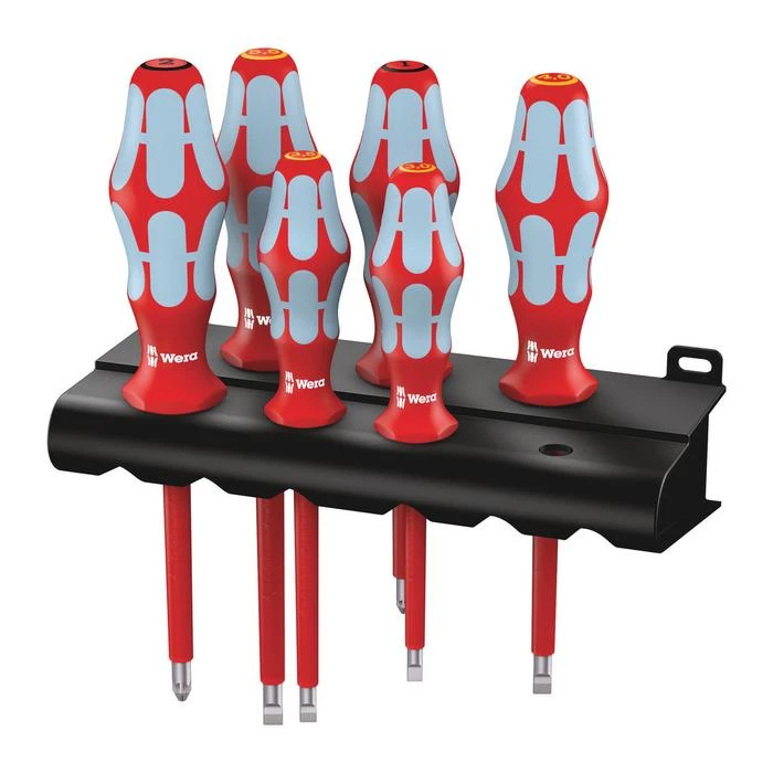 Wera 3165 I/6 Screwdriver Set, Stainless And Rack (05022745001) 1 Wera 3165 I/6 Screwdriver Set, Stainless And Rack (05022745001)
