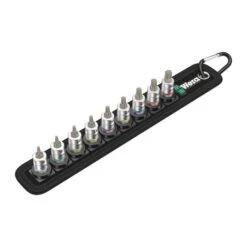 Wera Belt A 3 TORX® HF Zyklop Bit Socket Set With Holding Function, 1/4" Drive (05003882001)