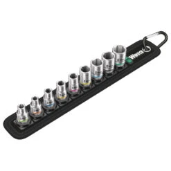 Wera Belt A 4 Zyklop Socket Set, 1/4" Drive (05003883001)