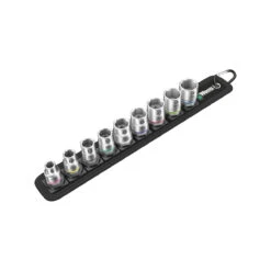 Wera 05003973001 Belt B 4 6point Socket Set 3/8in., 9pcs.