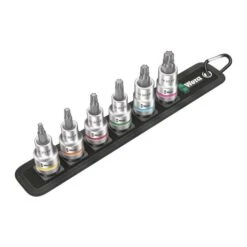 Wera Belt C 3 TORX® HF Zyklop Bit Socket Set With Holding Function, 1/2" Drive (05003997001)