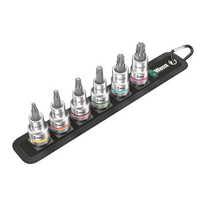 Wera Belt C 3 TORX® HF Zyklop Bit Socket Set With Holding Function, 1/2" Drive (05003997001) 1 Wera Belt C 3 TORX® HF Zyklop Bit Socket Set With Holding Function, 1/2" Drive (05003997001)