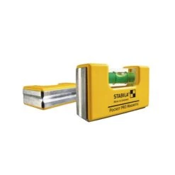 STABILA 17768 MPPocketPro Pocket PRO Magnetic Spirit Level, 7 Cm, With Belt Clip (counter Display, 8 Items)