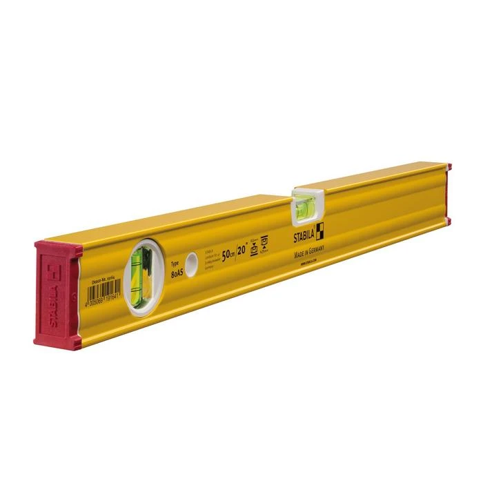 STABILA 19164 MPType80AS Type 80 AS Spirit Level, 50 Cm 1 STABILA 19164 MPType80AS Type 80 AS Spirit Level, 50 Cm