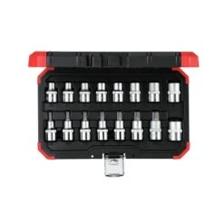 GEDORE-RED Socket Set 1/2 TX E10-24 T30-70 16pcs (3300009)