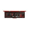 GEDORE-RED Socket Set 1/4+1/2 49pcs (3300010)