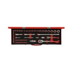 GEDORE-RED Socket Set 1/4+1/2 49pcs (3300010)