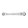 GEDORE-RED Dbl.ring Ratchet Span.set 10+13+17+19mm (3300899)