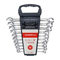 GEDORE-RED Comb.ratchet Span.set Open 10-19mm 10pcs (3301003)