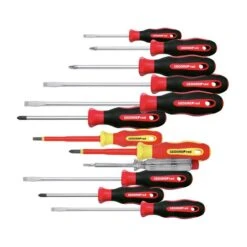 GEDORE-RED Screwdriver Set PH+PZ+LS 2C-handle 12pcs (3301273)