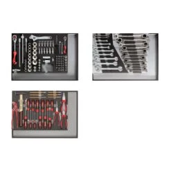 GEDORE-RED Tool Set 3xCT-modules 129pcs (3301679)