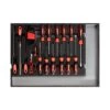 GEDORE-RED Tool Set Screwdr.+files CT-module 26pcs (3301683)