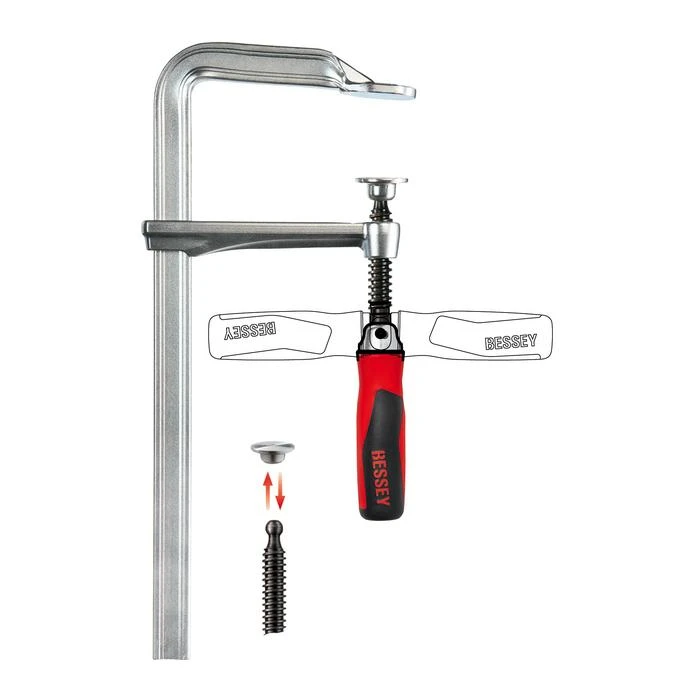 Bessey GZ50-12KG All-steel Screw Clamp GZ-KG 500/120 1 Bessey GZ50-12KG All-steel Screw Clamp GZ-KG 500/120