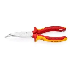 KNIPEX 26 26 200 T Snipe Nose Side Cutting Pliers Chrome Plated 200 Mm